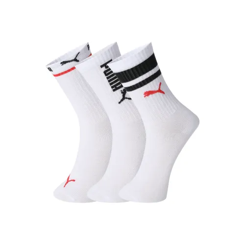 PUMA Носки 3 пачки белые для подростков