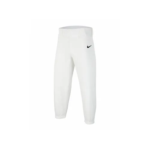 Подростки Nike Вязаные Тренировочные Штаны Белый Команда Черный Команда
