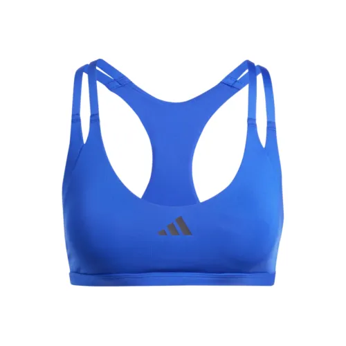 Adidas AEROREADY Спортивное белье Женское Полупрозрачный Синий