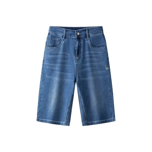 Корейский стиль Джинсовые шорты Унисекс