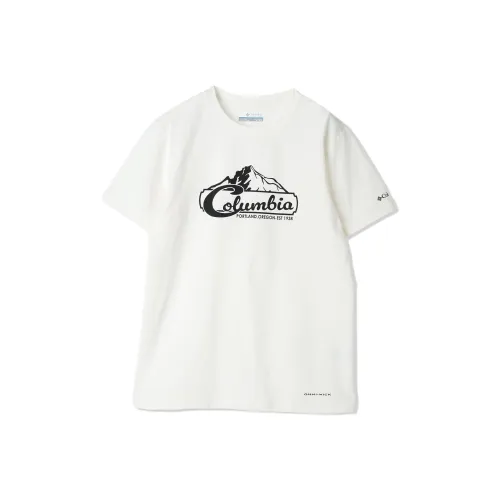 Columbia Белый Kids T-Рубашки