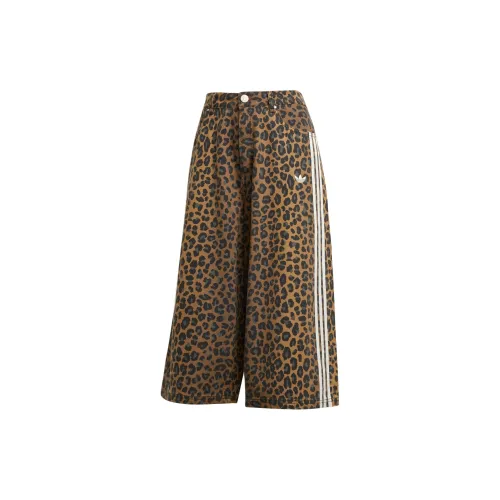 Adidas Originals Bermuda Джинсовые шорты Женские Многоцветный Бронза