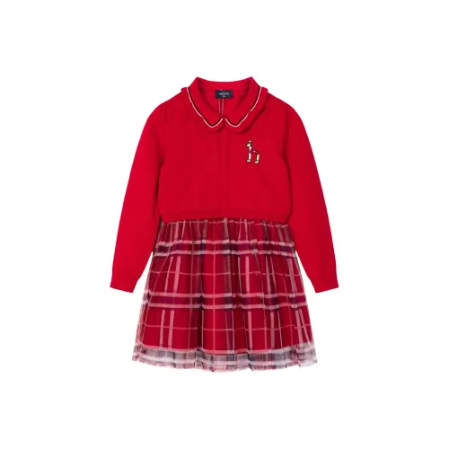 Детский комплект HAZZYS с юбкой классический красный