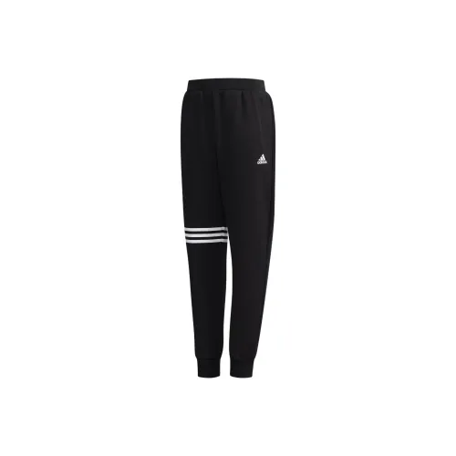 Подростки Adidas Вязаные Тренировочные Штаны YB KNIT PNT Черные