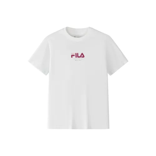 FILA KIDS x YUANTIANZHI T-рубашка Стандартная Белая Подростки