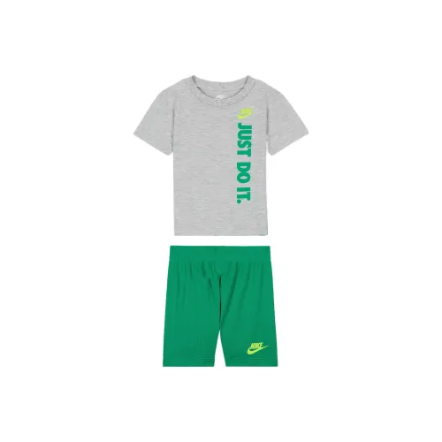 Nike Повседневная спортивная одежда SS25 Серый Зеленый Младенец и Малыш