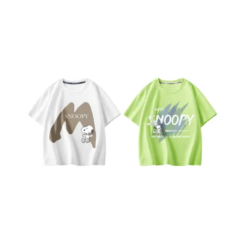 SNOOPY T-рубашка цвет на изображении для детей 3-7 лет