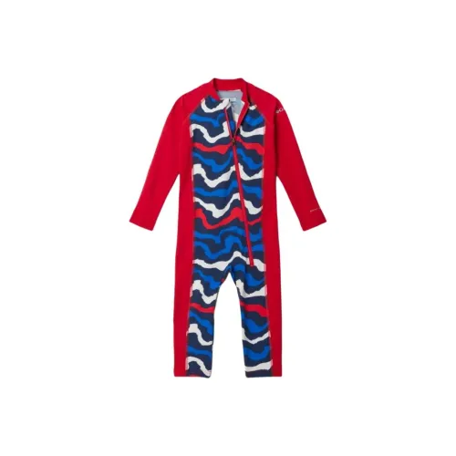 Columbia Sandy Shores™ II комбинезон темно-синий волновой узор для младенцев и малышей