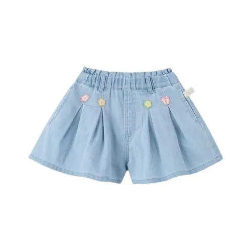 PAW IN PAW SS25 Шорты Дети 3-7 лет Джинсовый синий