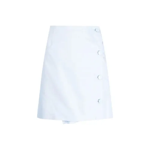 Raf Simons Джинсовые короткие юбки Женские Светло-синий