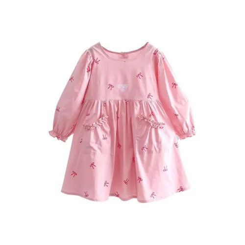 SNOOPY Платье Розовое для детей 3-7 лет