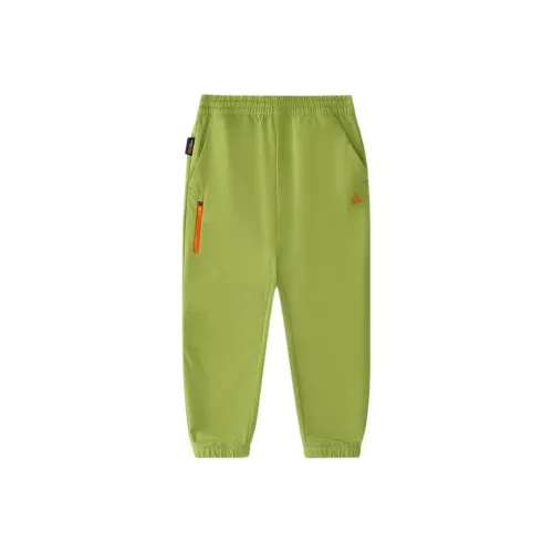 FILA KIDS Вязаные тренировочные брюки цвет горчичный пудровый для детей 3-7 лет