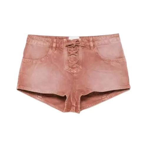 ISABEL MARANT Коричневые женские джинсовые шорты