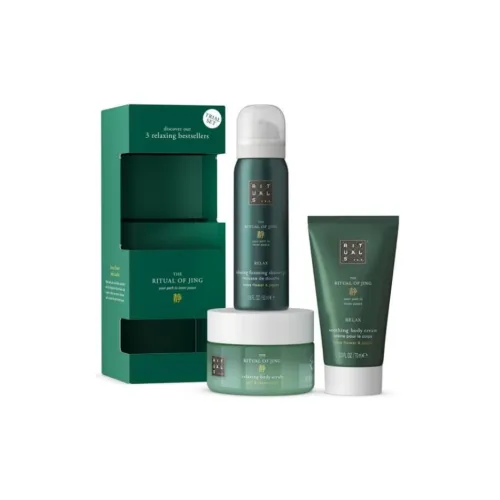 Rituals The Ritual OF Jing Пена для душа Гель 50 мл + Крем для тела 70 мл + Скраб для тела 125 г Успокаивающий