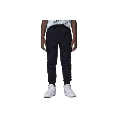 Детские 3-7 лет Jordan Jumpman Вязаные Тренировочные Штаны Черные