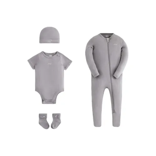 KITH Infant и Toddler Костюм AW24 Светло-серый Infant и Toddler