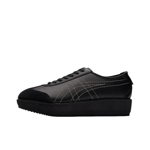 Onitsuka Tiger MEXICO 66 Slip Устойчивый к истиранию Низкий Топ Casual Унисекс Черный