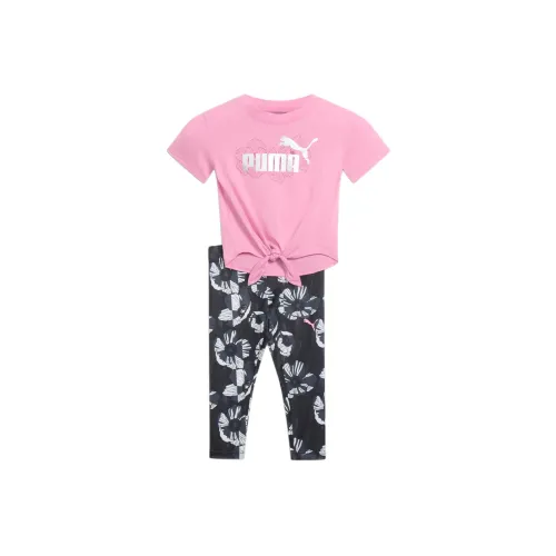 PUMA Floral Toddlers Костюм для малышей и детей Светло-фиолетовый