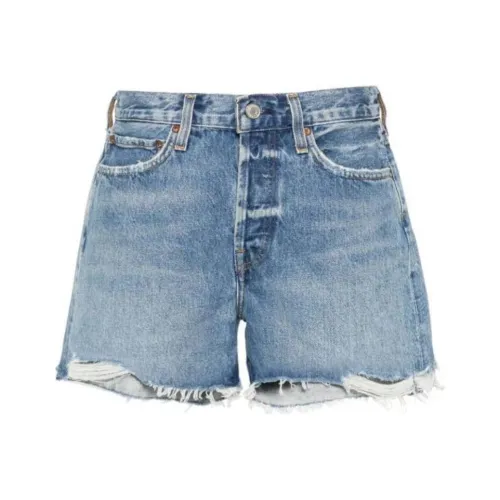 AGOLDE Джинсовые шорты Женские Blue