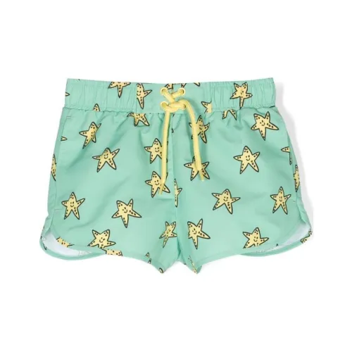 Stella McCartney Детский купальник SS24 Зеленый для малышей