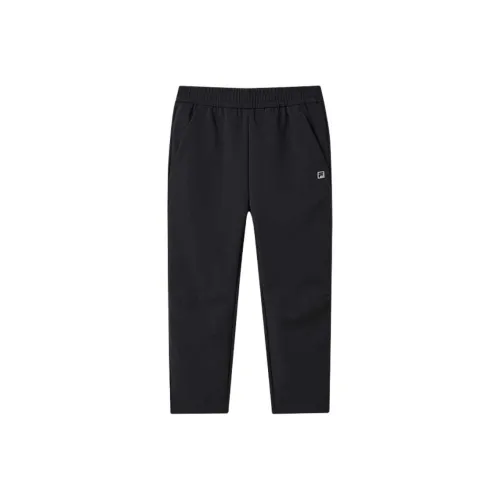 Подростки FILA KIDS Вязаные Тренировочные Штаны Темно-Черные