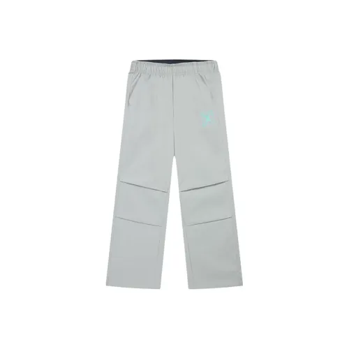 Подростки XTEP Вязаные Тренировочные Штаны Белый Дымчатый Серый
