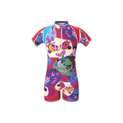 TOSWIM Детский купальник темно-розовый для детей 3-7 лет