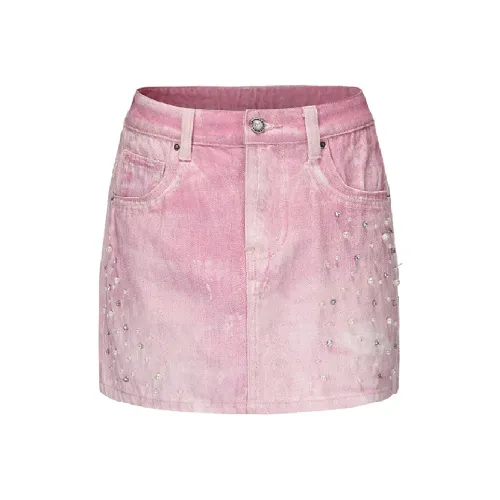 VANN VALRENCÉ Джинсовые короткие юбки Женские