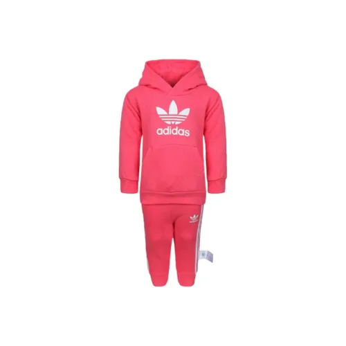 Adidas Originals Trefoil Hoodie Trefoil Collection Повседневная спортивная одежда Розовый Infant And Toddler