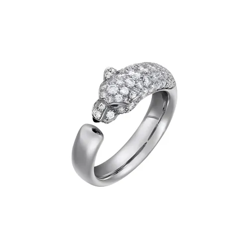 Cartier Кольцо Panthère De Cartier Белое Золото, Изумруды, Оникс, Бриллианты