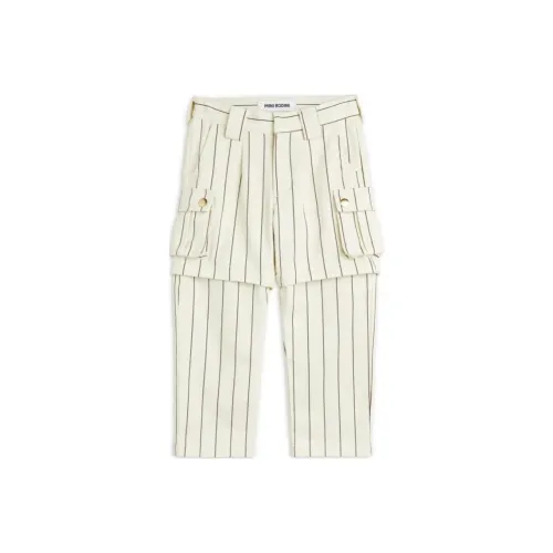 Mini Rodini Белые Kids Брюки с карманами