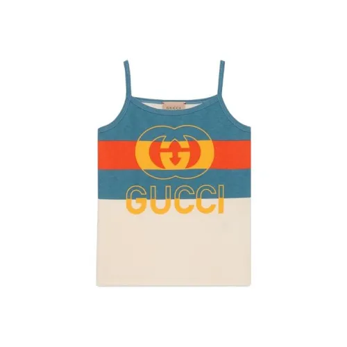GUCCI Топ без рукавов Морской синий Детский