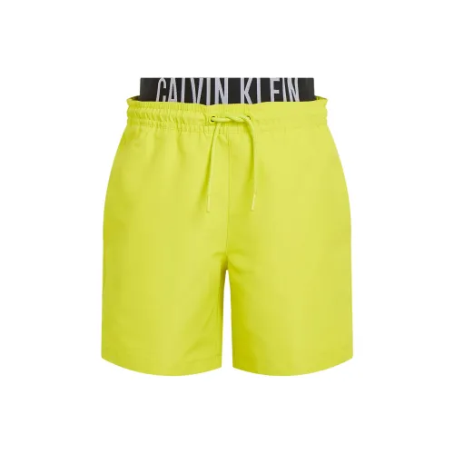 Кальвин Кляйн Купальник Неоново-Желтый Детский