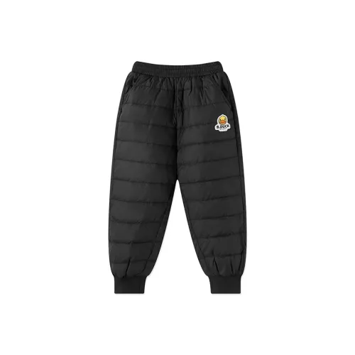 B.Duck Брюки Мультяшный узор Утолщенные для детей 3-7 лет Черный