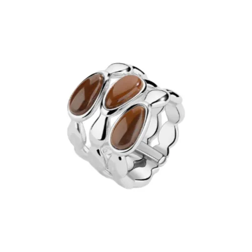 KHEMIA 925 стерлинговое серебро кольцо с покрытием из белого золота унисекс серебро