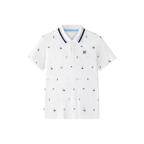 FILA KIDS Полный принт Школьный возраст Поло