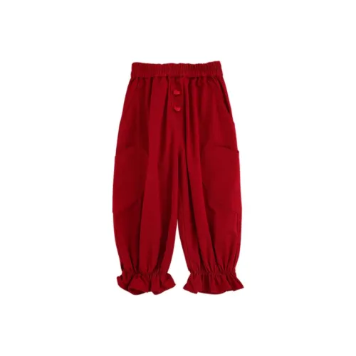 YOEHYAUL Брюки Красный Children Возраст 3-7 лет