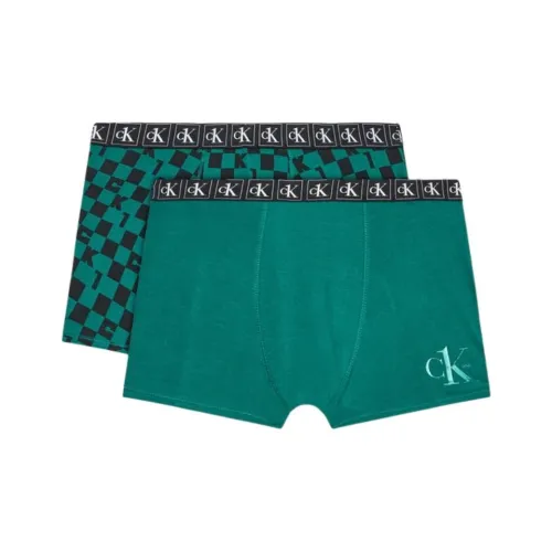 Calvin Klein 2 шт Зеленый Kids Трусы