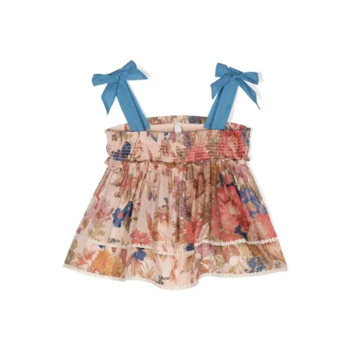 Zimmermann Топ на бретелях Детский Многоцветный