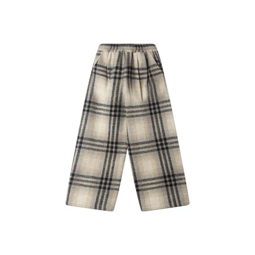 MUCMUKN Брюки Хаки Клетка Подростки