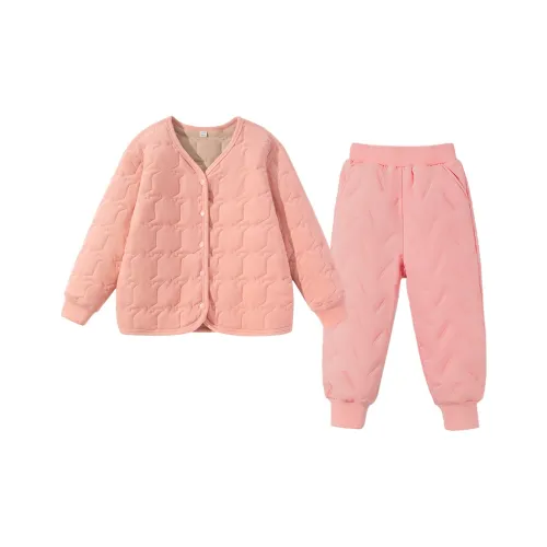 La Chapelle Kids Повседневная Спортивная Одежда Розовый Однотонный Детский