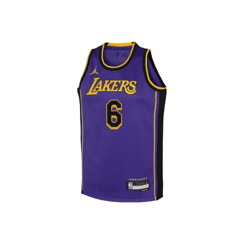 Майка Jordan Los Angeles Lakers Statement Edition Los Angeles Lakers Фиолетовая Детская