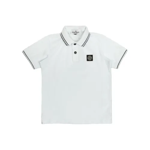 STONE ISLAND Белое Детское Поло