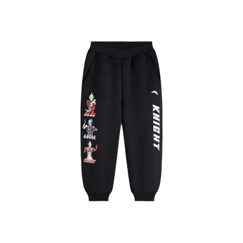 Antakids x Ultraman Совместное издание Брюки Основной черный Для детей 3-7 лет