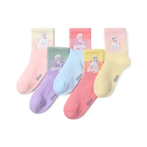 Disney носки 5 пар 5 пар 3321 сетчатые носки для детей 3-7 лет