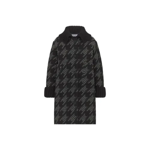 DIOR Черный Kids Шерстяное пальто