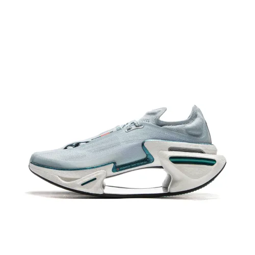 LINING Shadow 3,0 Амортизация Устойчивость к истиранию Дышащий Отскок Низкий Топ Беговые кроссовки Унисекс Облачно-синий