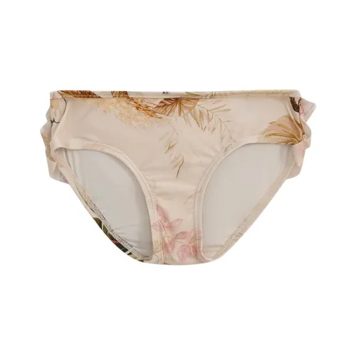 Zimmermann Детский купальник SS25 Кремовый Коричневый Детский