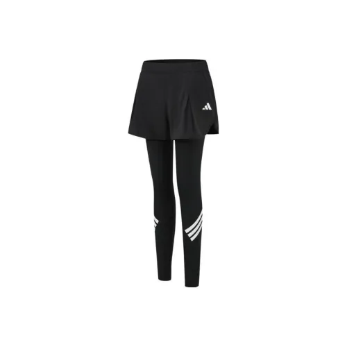 Adidas Брюки JG 2IN1 TIGHT Черный Дети Возраст 3-7 лет