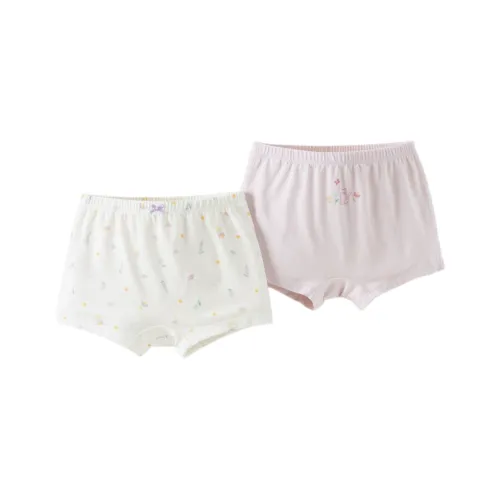 DAVE BELLA SS25 Трусы 2 упаковки 2 упаковки Фиолетовый и Белый набор для детей в возрасте 3-7 лет
